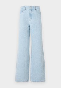 VMKATHY WIDE - Wide leg - light blue denim