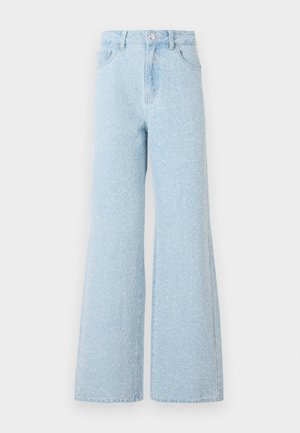 Vero Moda, VMKATHY WIDE - Wide leg - light blue denim