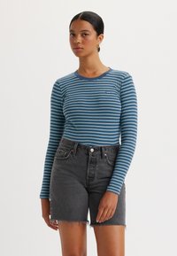 Levi's® BABY TEE - Top dugih rukava - vintage indigo