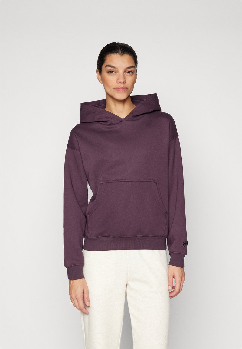 Fabletics COZY HOODIE - Kapucni - deep plum