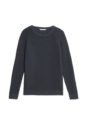 CREW NECK - Stickad tröja - dark grey