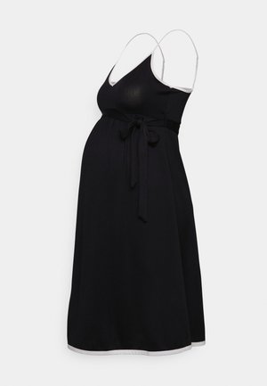 Anna Field MAMA Džersejové šaty - black/white