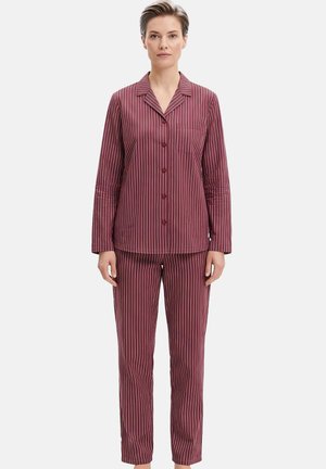 Seidensticker, DAMEN PYJAMA SET LANG - Nachtwäsche Set - rot