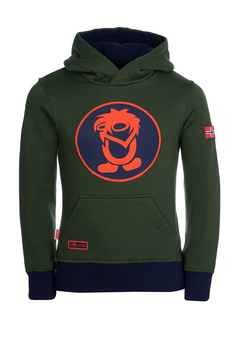 Trollkids Hoodie groen