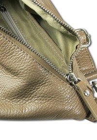 DrachenLeder Sac banane - taupe beige