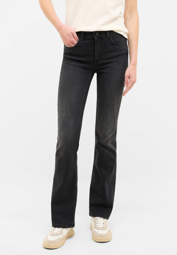 STYLE SHELBY - Jeans Bootcut - schwarz