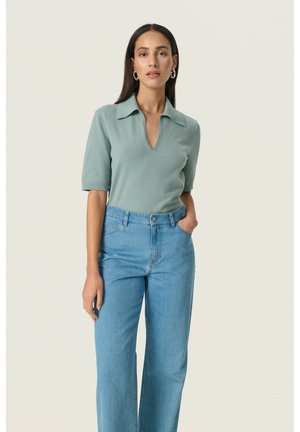 SPINA - Polo shirt - silver blue