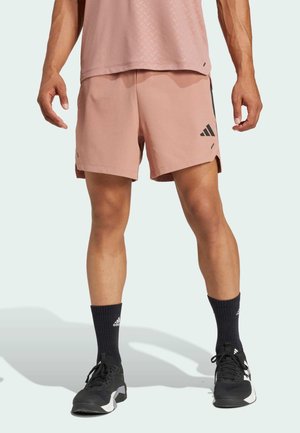 adidas Performance POWER 3-STRIPES - Sports shorts - warm clay