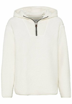 camel active MIT KAPUZE - Fleece trui - milk white