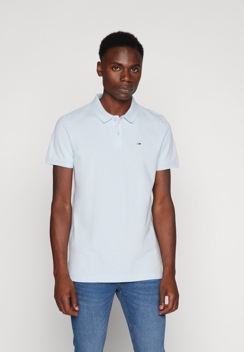 Peoria Breezy Blue Short Sleeve Polo