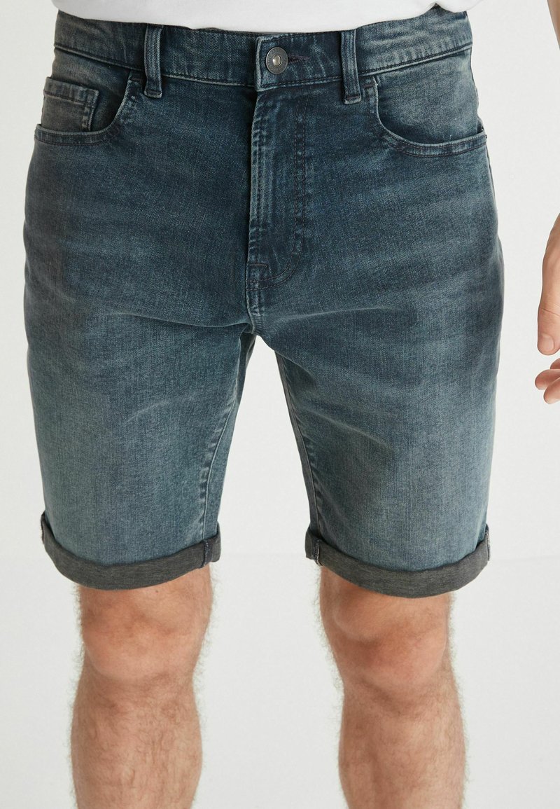 Herren Skinny Fit | Next Jeans Shorts smokey blue/blau - SC07472 Herren Skinny Fit | Next Jeans Shorts smokey blue/blau - SC07472