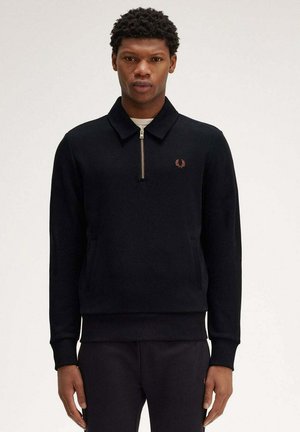 Fred Perry MEZZA ZIP - Polo - nero