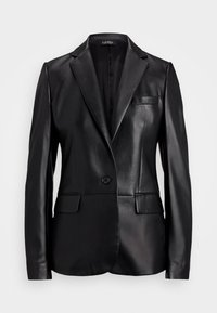 LAMBSKIN BLAZER - Blazer - black