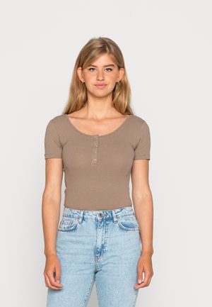 PCKITTE - Tricou basic - fossil