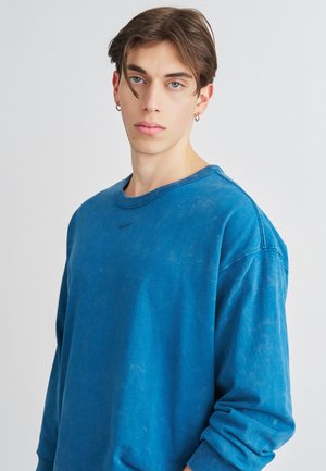 TEE WASH - Hosszú ujjú felső - blue force