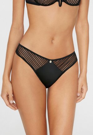 Tezenis, SHEER LINES - Brazilians - black