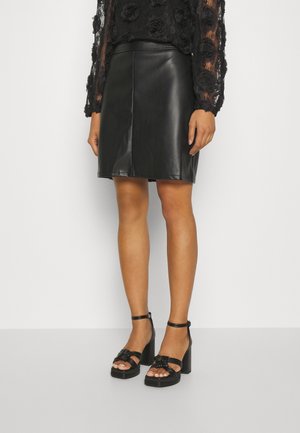 A-snit nederdel - black