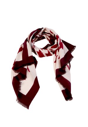 Écharpe - red grey white