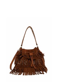 Bolso de mano - cognac
