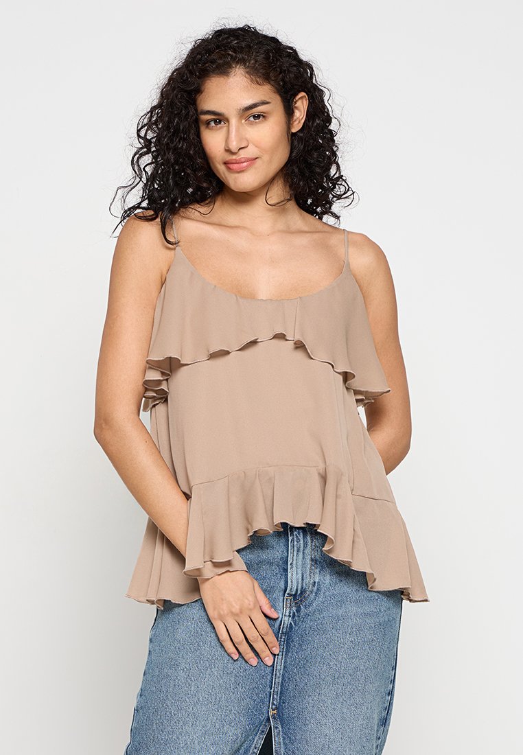 Abercrombie & Fitch Top beige Abercrombie & Fitch Top beige