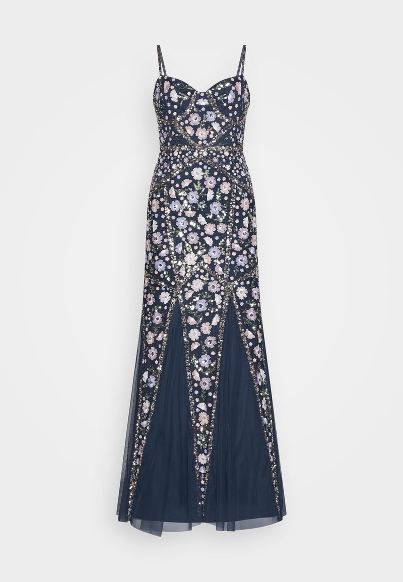 Maya Deluxe PREMIUM EMBROIDERED AND EMBELLISHED MAXI DRESS Proginė