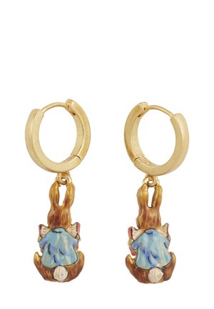 PETER RABBIT READING HUGGIE - Earrings - gold-coloured