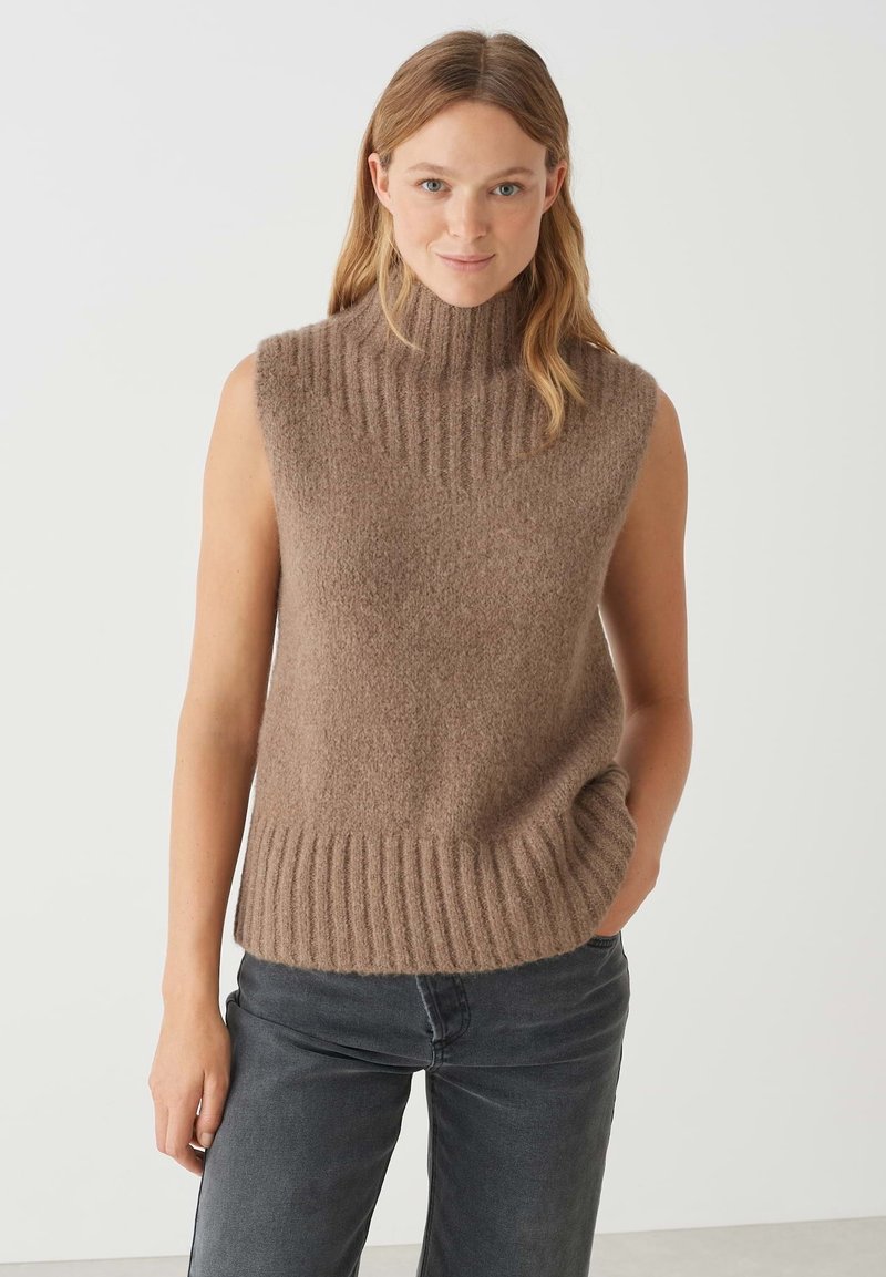 OPUS POGETI - Strickpullover - cocoa