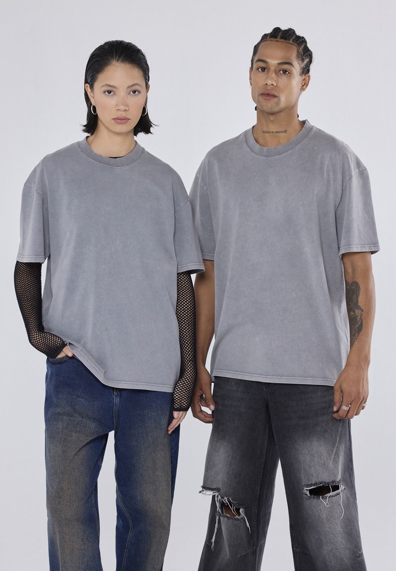 YOURTURN UNISEX - Marškinėliai su spaudiniu - grey