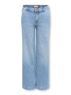 ONLY GIRLS MIT WEITEM BEIN KOGNEW MITTLERE TAILLE - Flared jeans - light blue denim