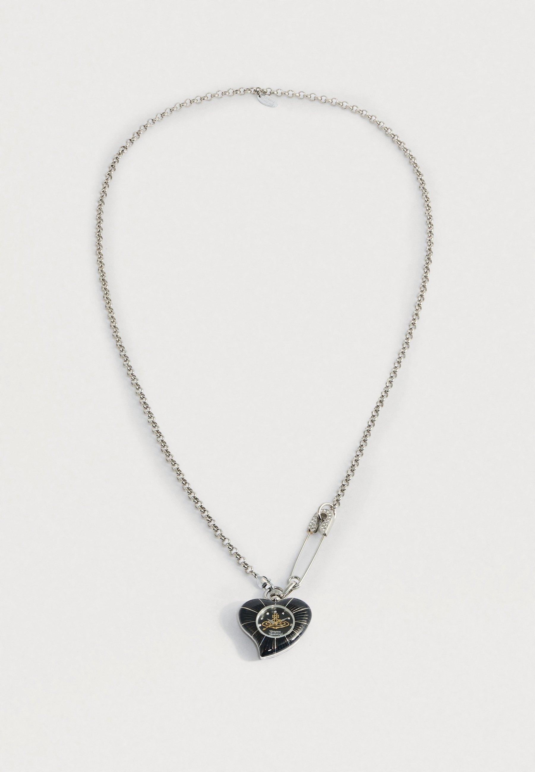 Vivienne Westwood HEART PENDANT - Necklace - black - Zalando