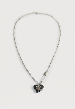 HEART PENDANT - Colar - black