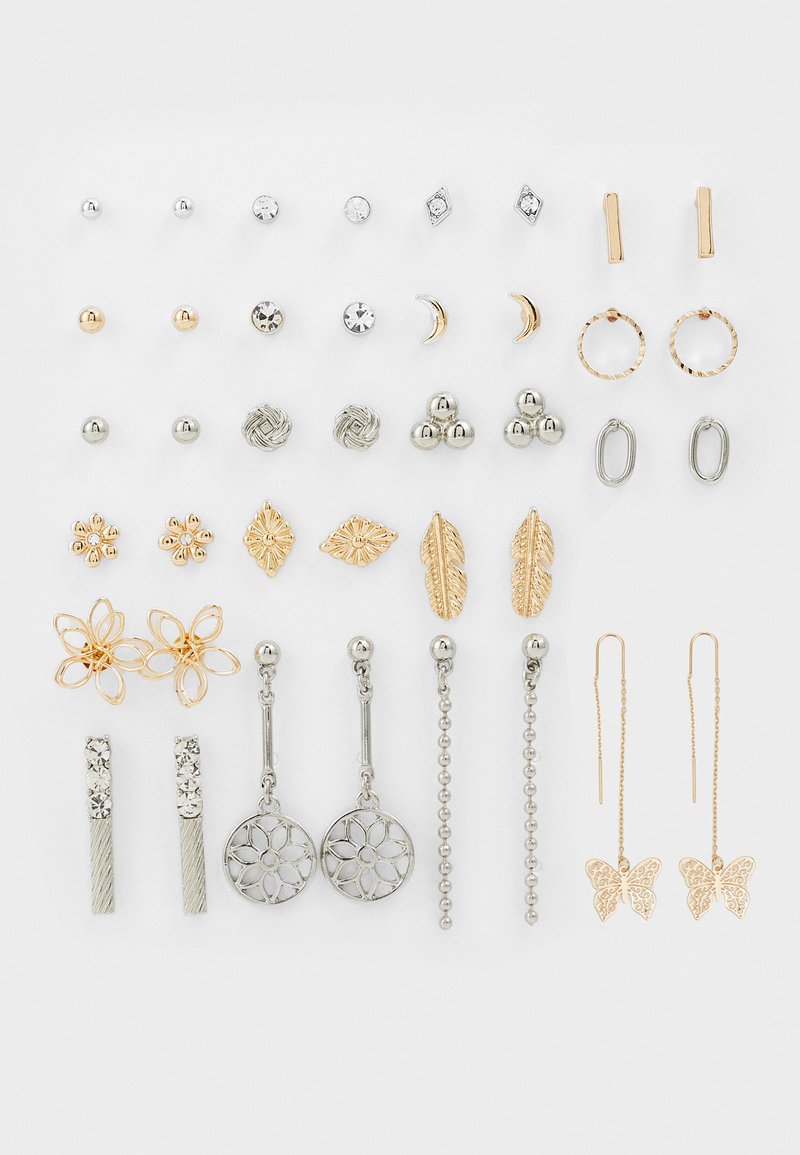 Even&Odd 20 PACK - Uhani - silver-coloured/gold-coloured