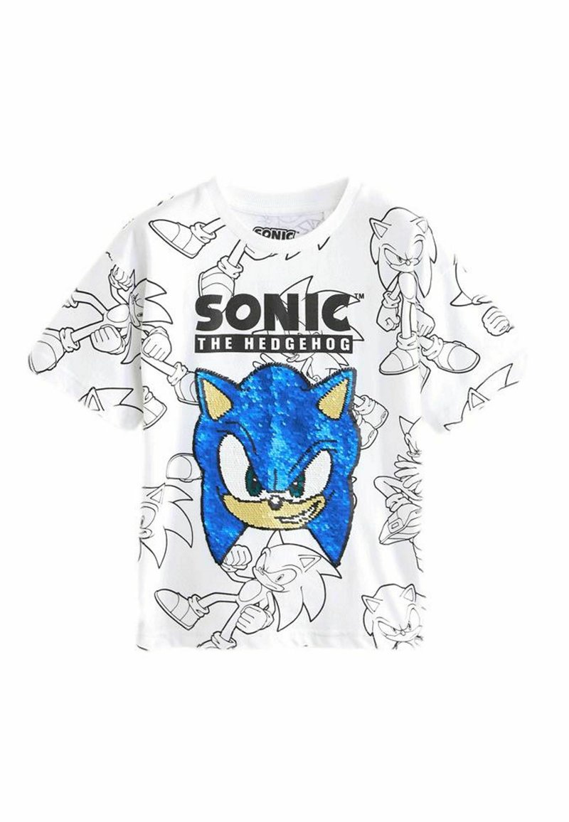 Next POKÉMON SEQUIN - T-shirts print - white black
