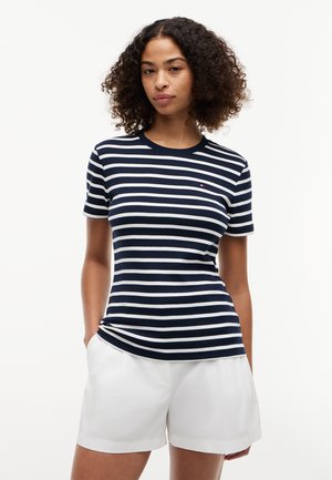 Tommy Hilfiger, SLIM CODY - T-shirt basique - dark night navy/ecru