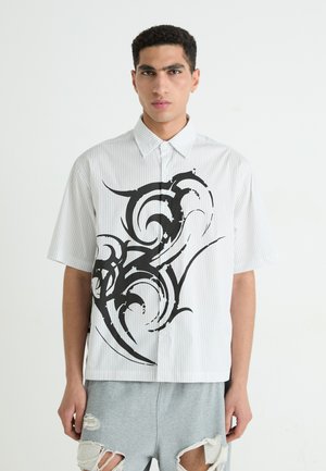 TATTOO STRIPE SHIRT - Camicia - white