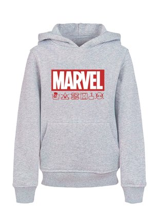 MARVEL - LOGO  - Luvtröja - heather grey
