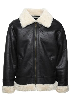 Alpha Industries Kunstlederjacke - black