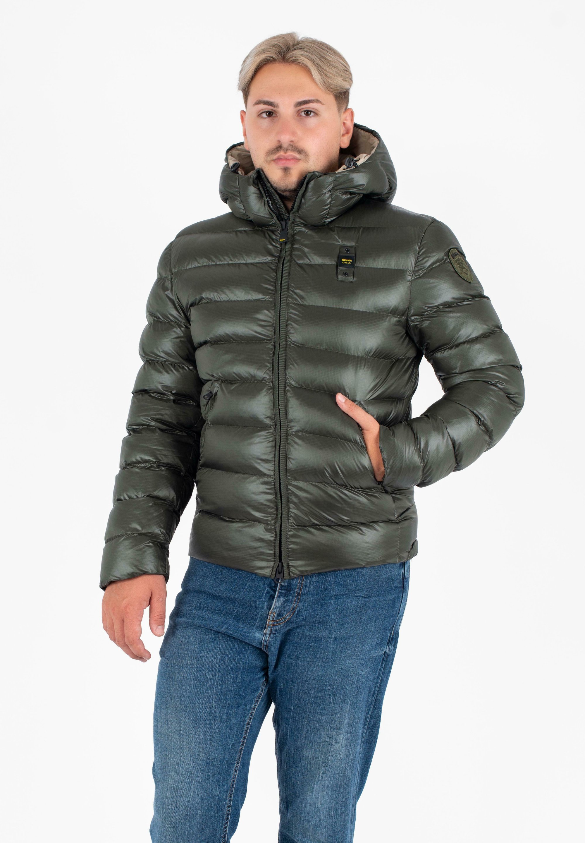 Blauer Giacca invernale verde
