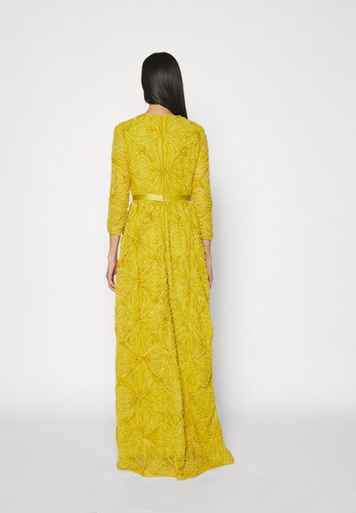 Erdem LONG BLOUSON SLEEVE FLOOR LENGTH GOWN - Ένδυση για ειδικές περιστάσεις - chartreuse