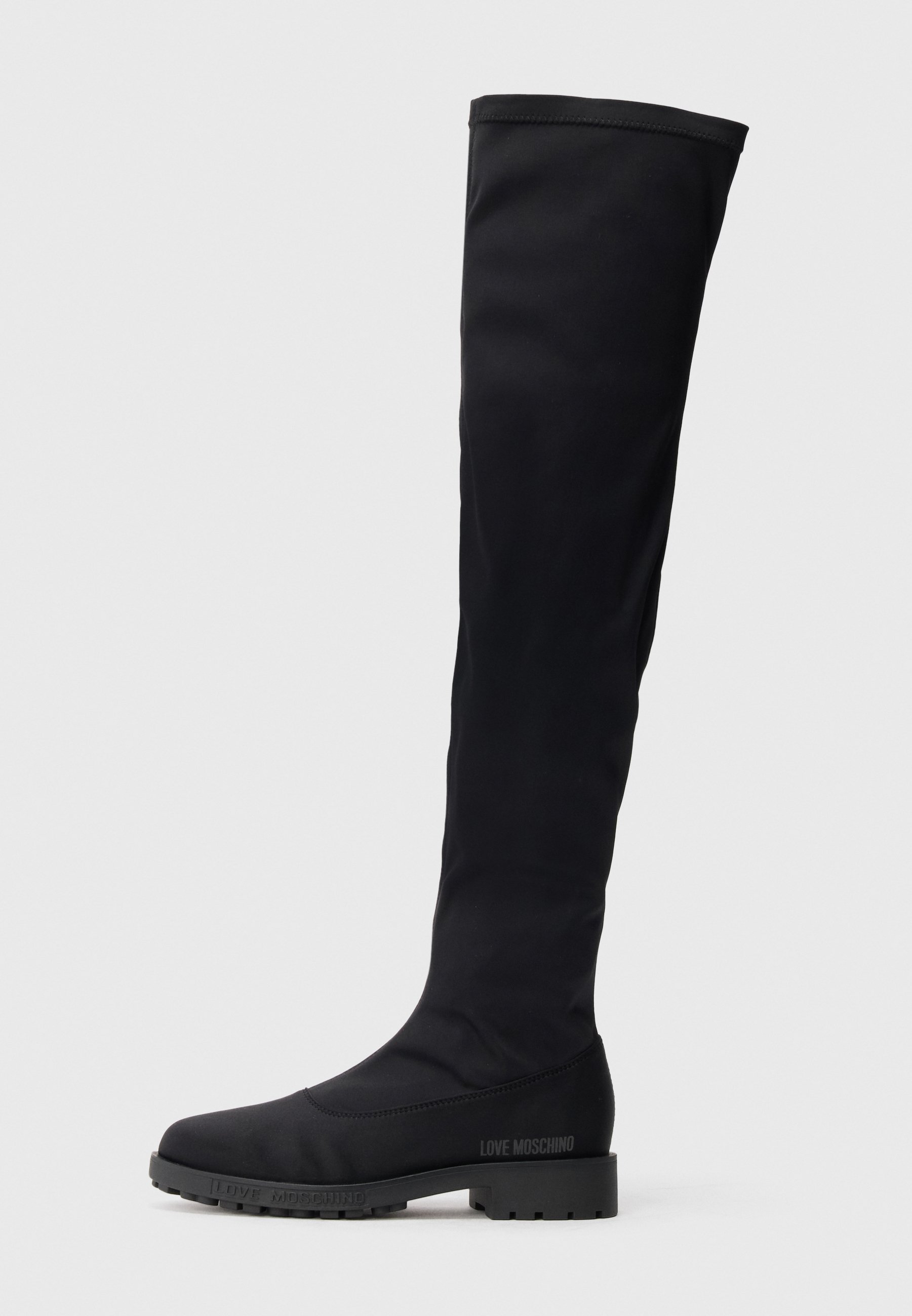 Love Moschino Cowboy/Biker boots - black - Zalando.co.uk Love Moschino Over-The-Knee main image 1