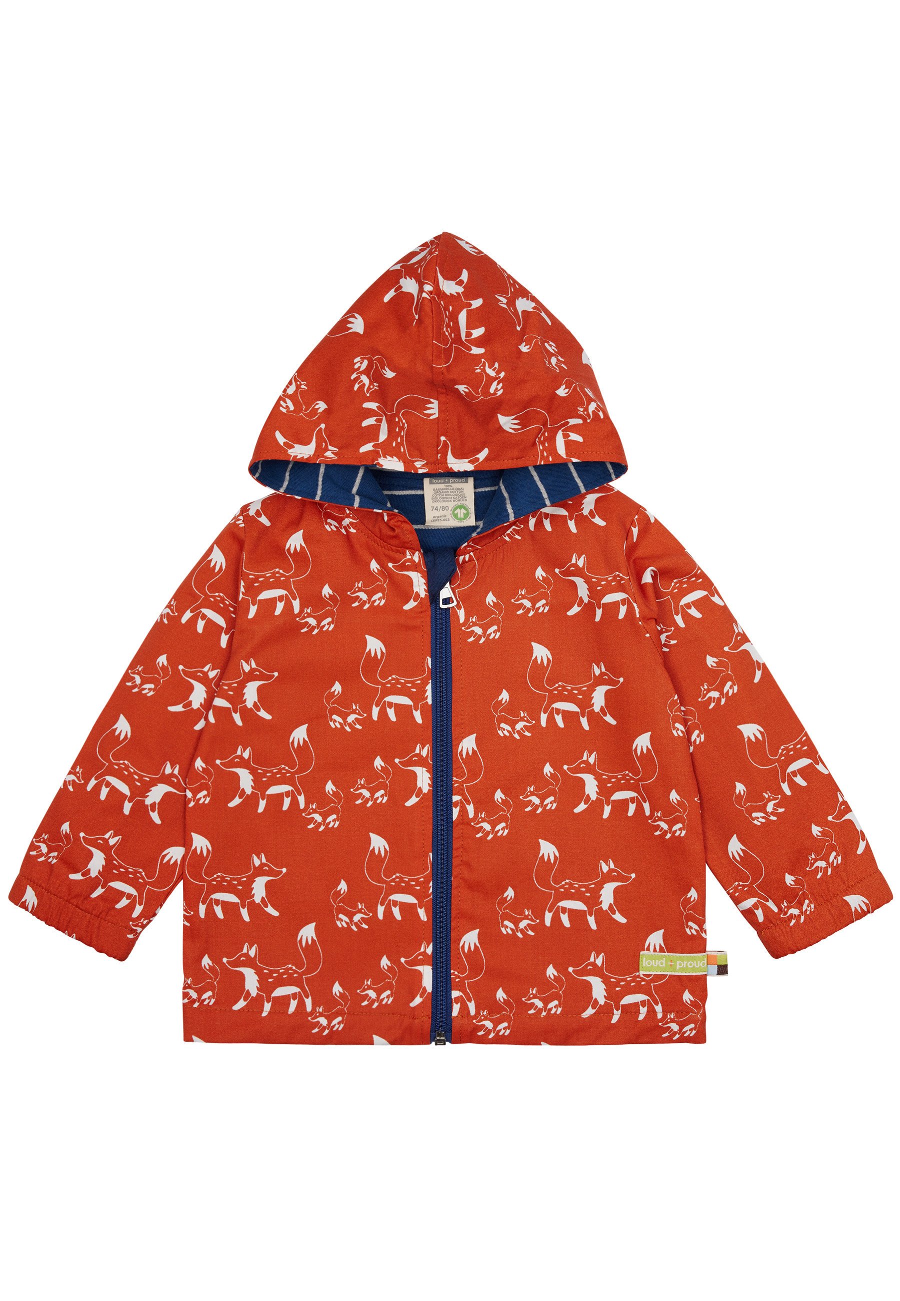 Loud + Proud Mädchen Wasserabweisende Outdoorjacke Mit Teddyfutter – GOTS Zertifizierte Bio Baumwolljacke
