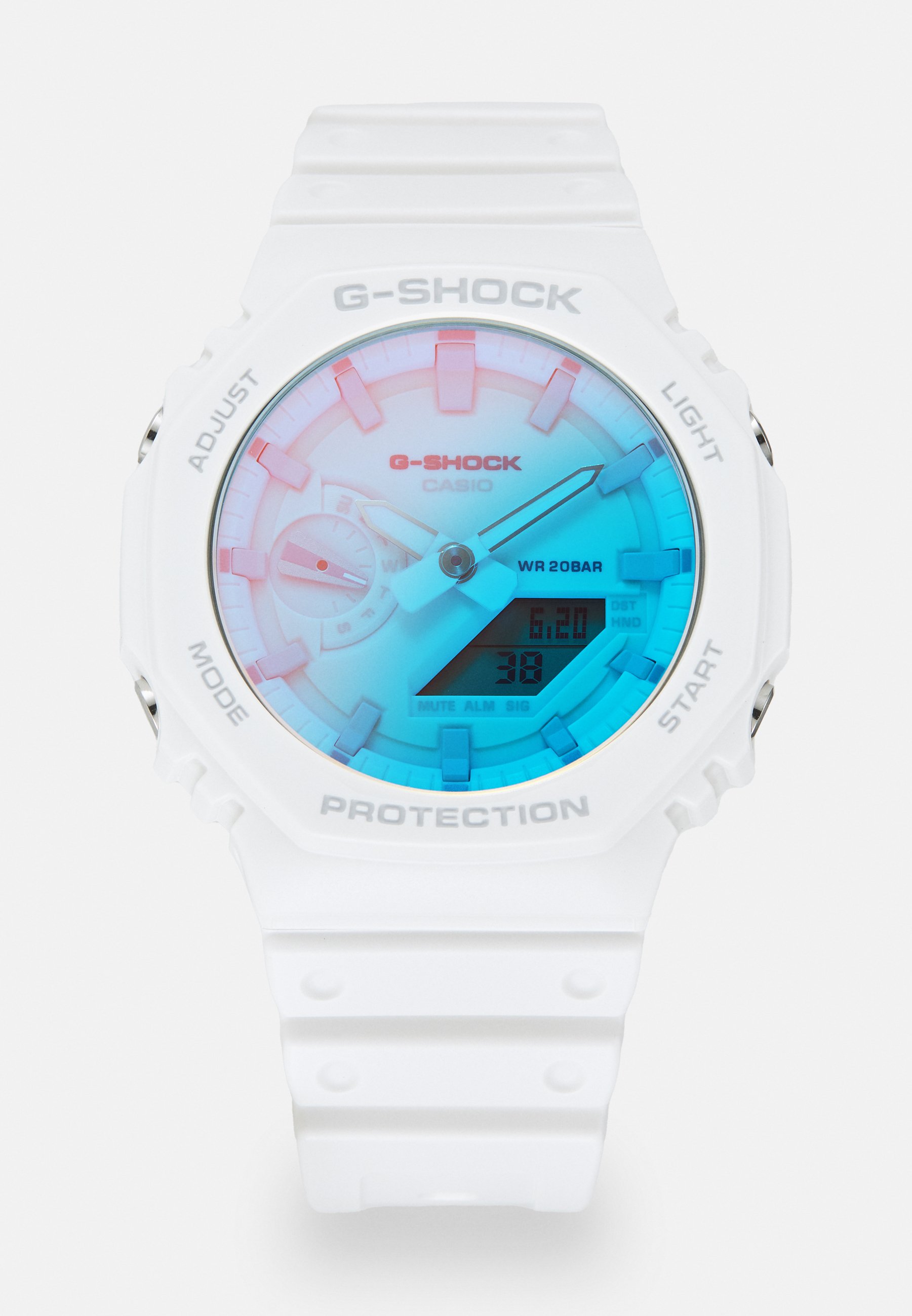 G-SHOCK GA-2100 UNISEX - Digital watch - white - Zalando.co.uk