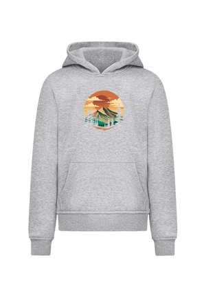 SONNENUNTERGANG BERGLANDSCHAFT - Hoodie - heather grey