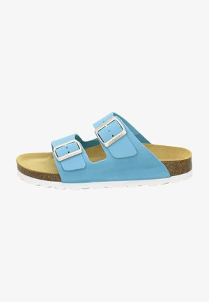 ZWEISCHNALLER - Slippers - türkis