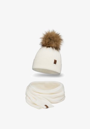 Vivisence SET - Scarf - ecru