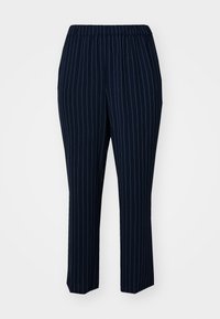 VMCEMMA WIDE PANT - Calças - navy blazer/snow white