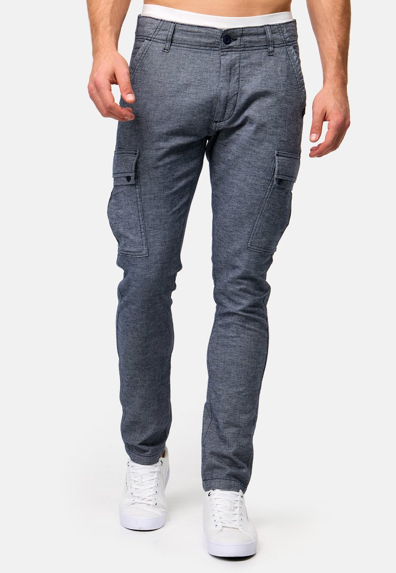 INDICODE JEANS - INSAFI - Cargobukser - navy, Forstør