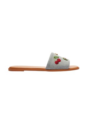 COACH, WITH CHERRIES - Matalakantaiset pistokkaat - denim multi