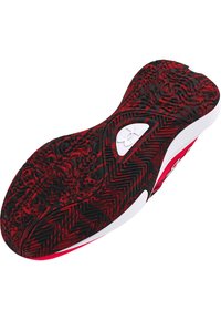 Under Armour LOCKDOWN 7 - Basketball shoes - red / black / white