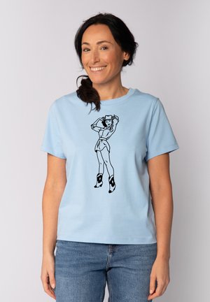 COW - T-shirt imprimé - blue soul
